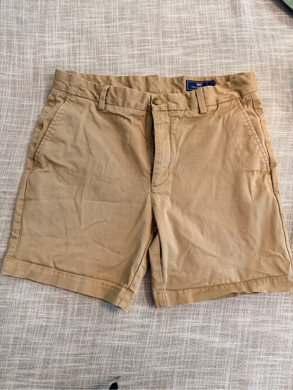 Vineyards Vine Men's Khaki Cotton Chino Shorts